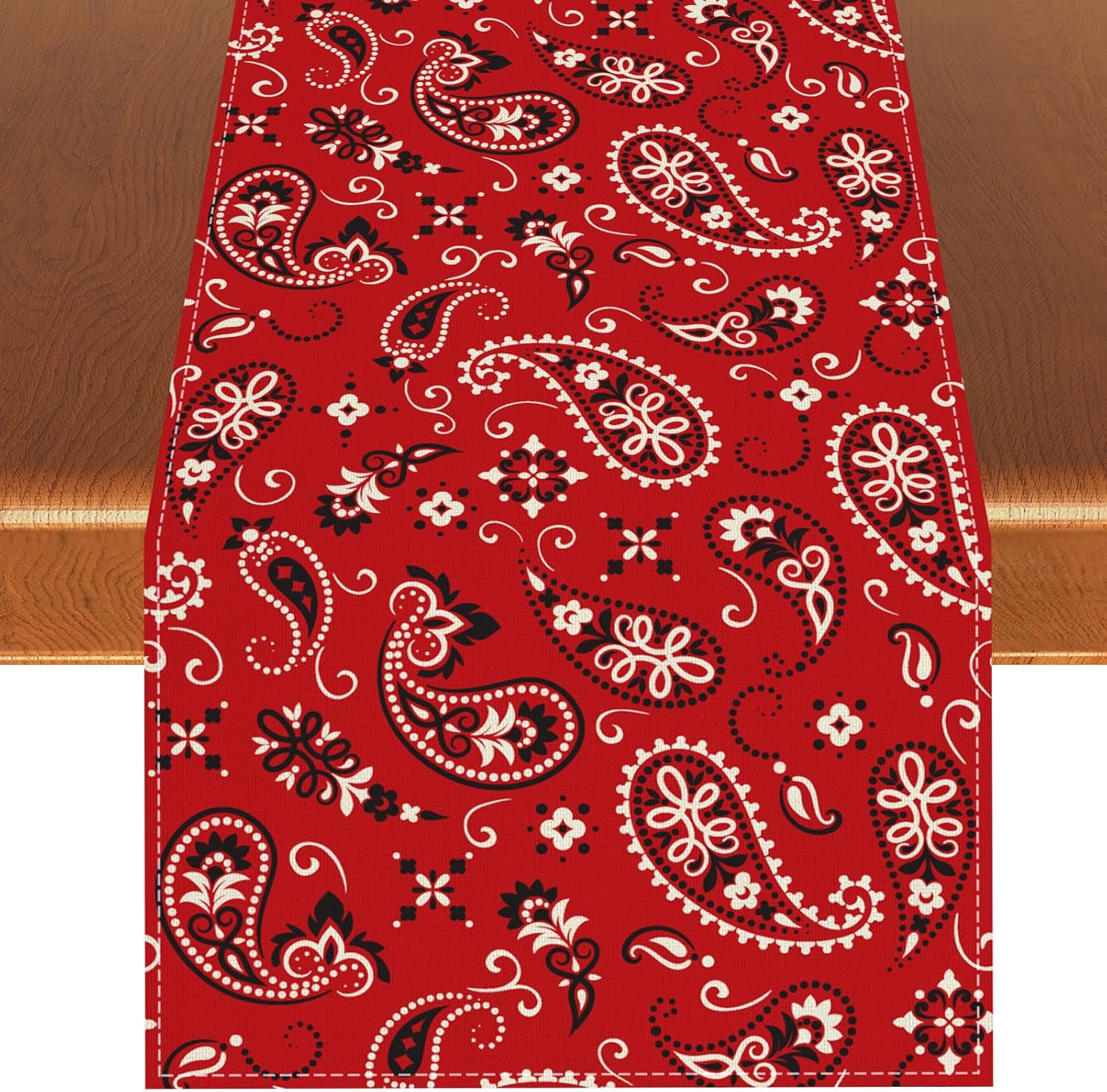 13x90 premium Western_tablecloth for parties and events