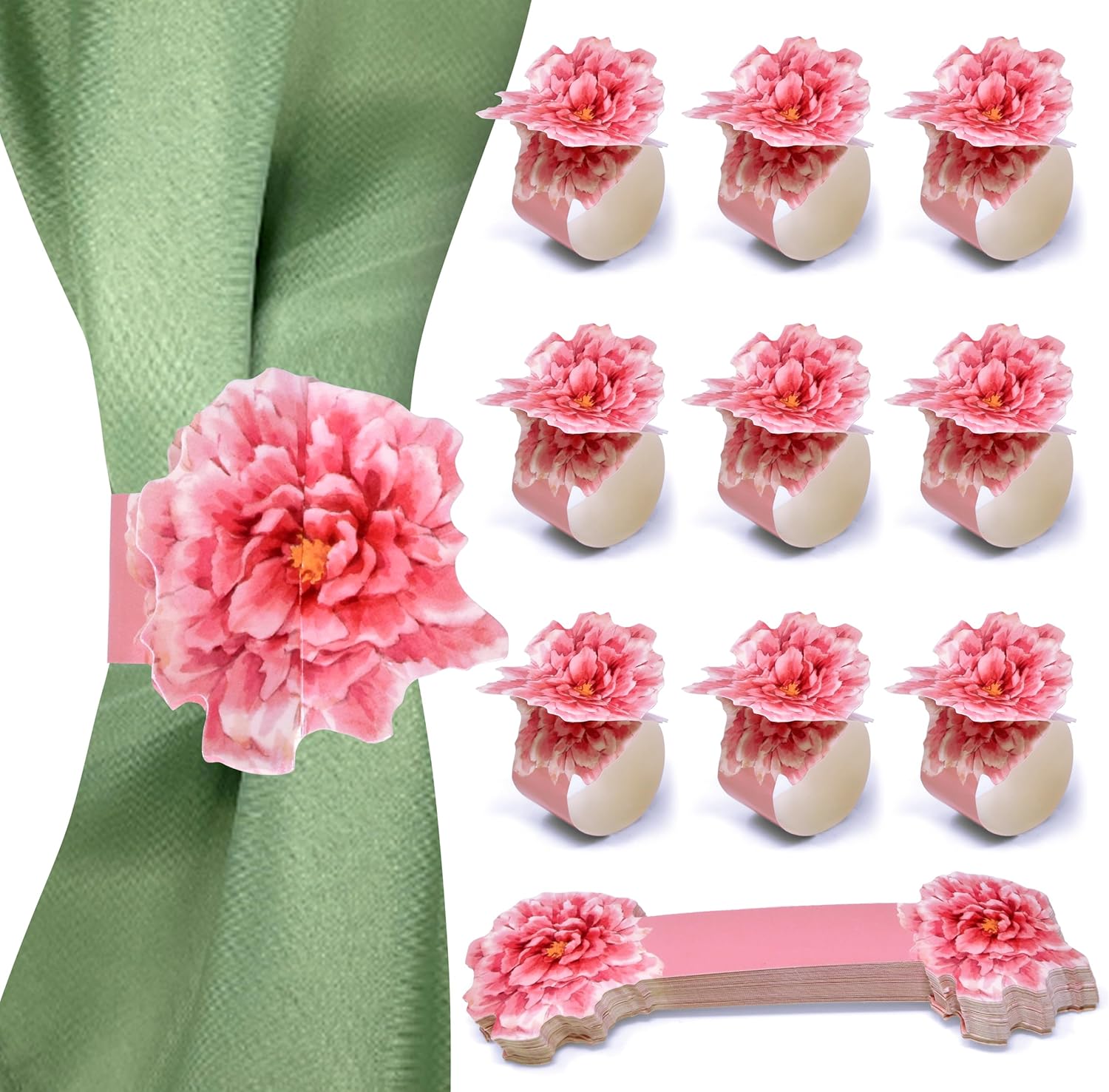 Perfect Floral Napkins 100-Count Set