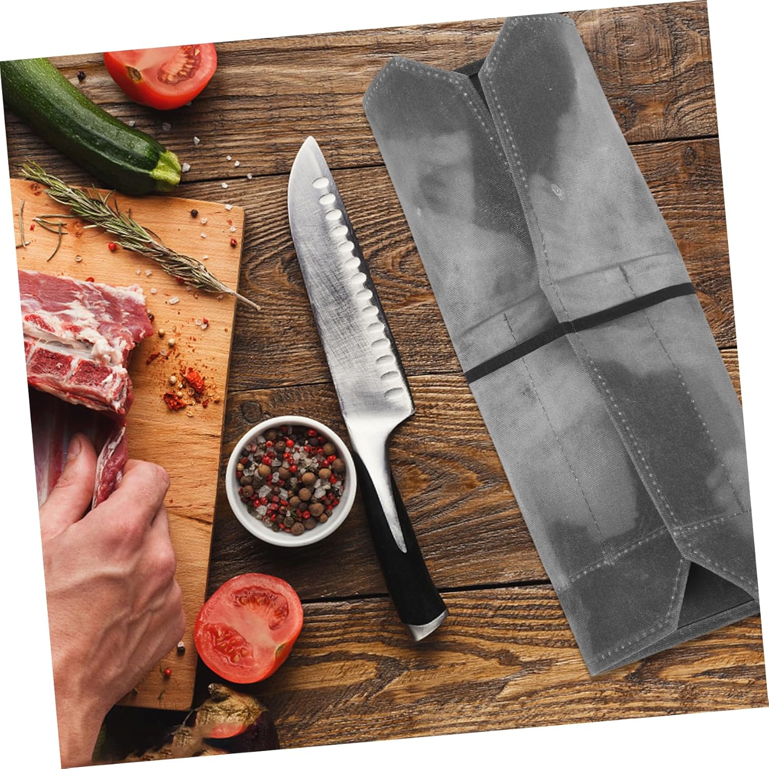 GOOHOCHY Wax Grey Cutter Storage Bag Organizer