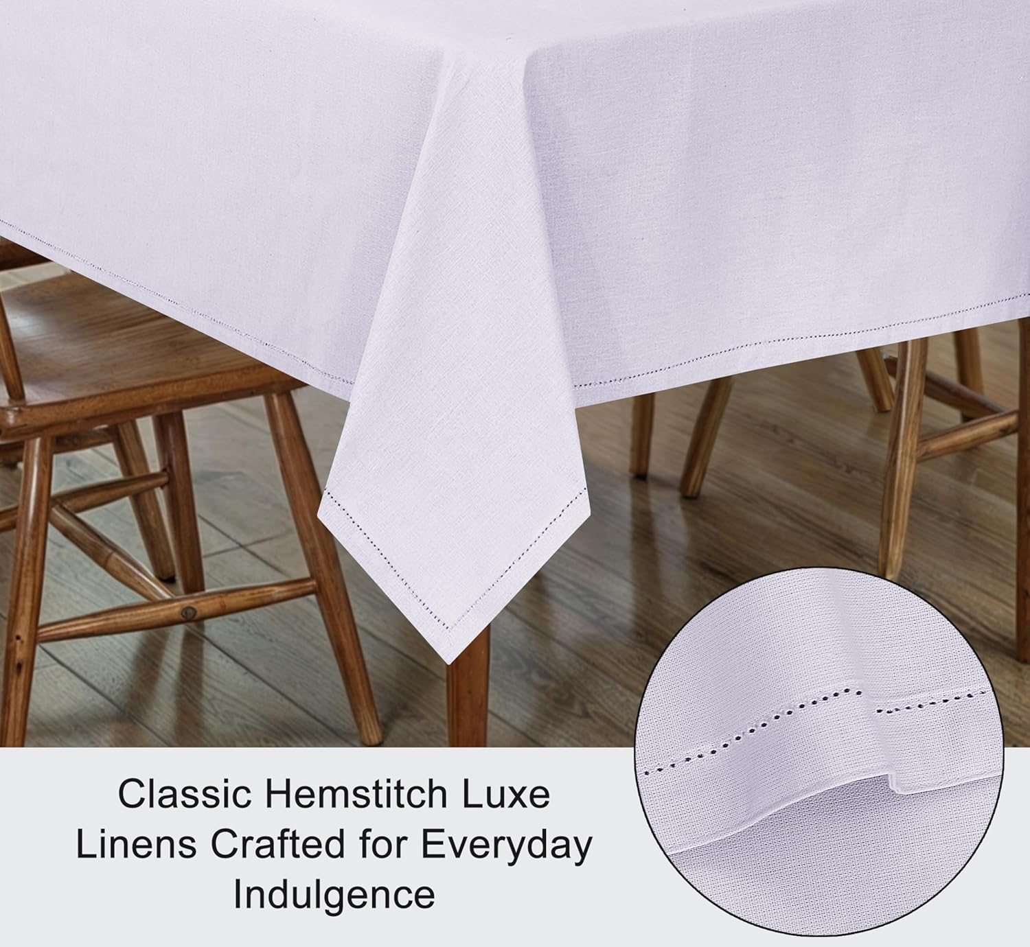 Elegantly Styled 84x60 Tablecloth for Home Kitchen