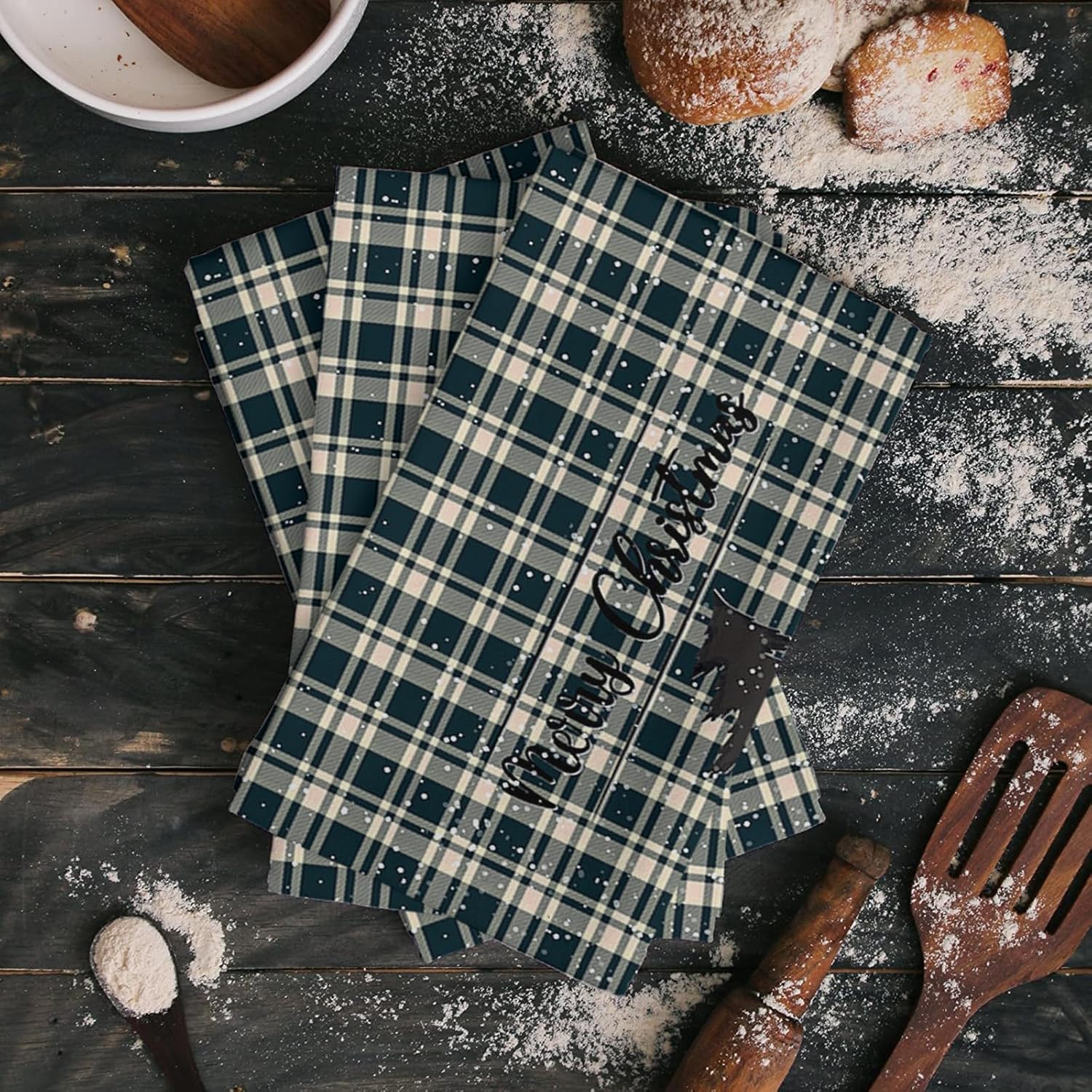 Christmas Truck Kitchen Towels