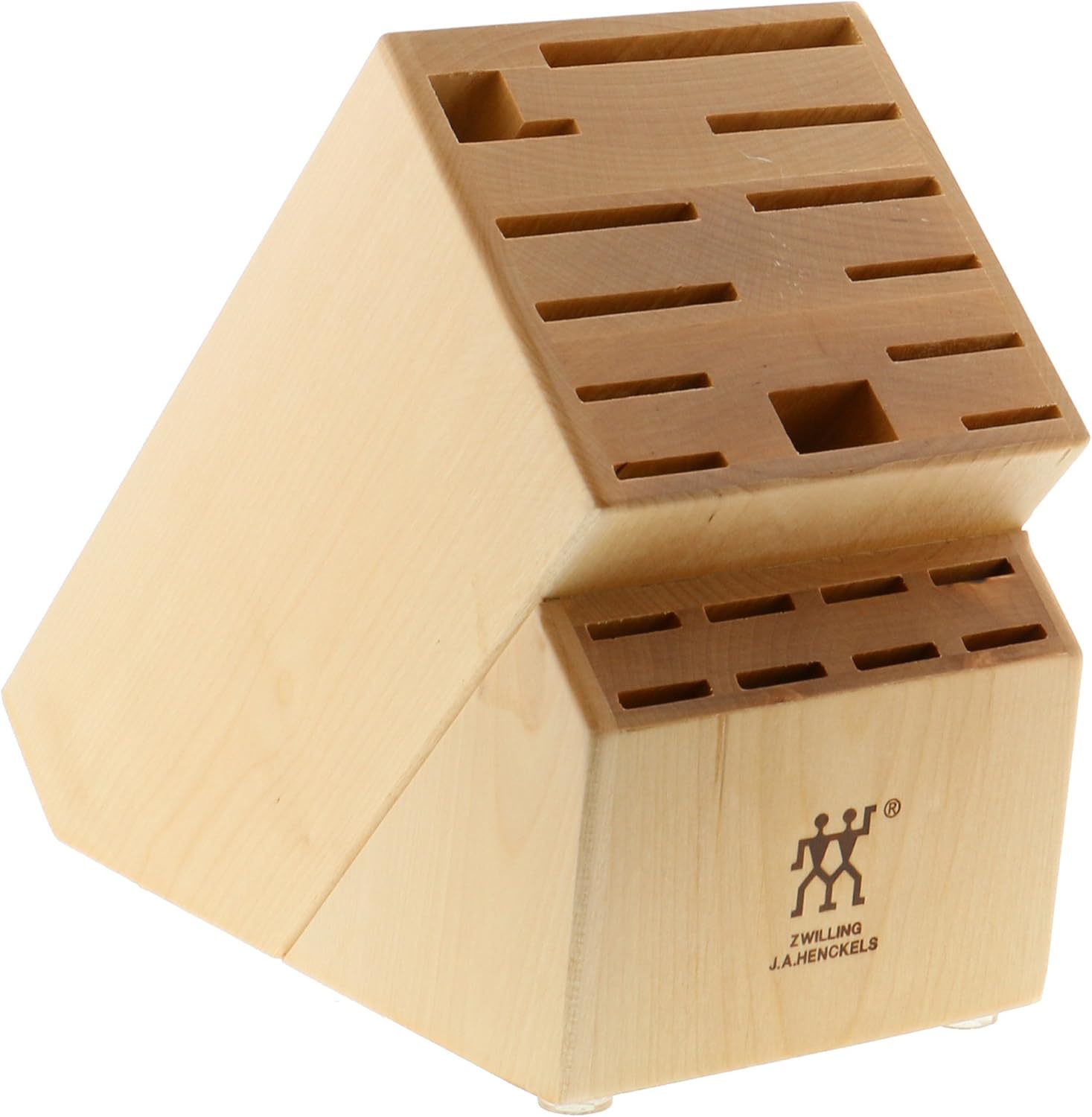 ZWILLING 20-Slot Knife Storage Block in Hardwood