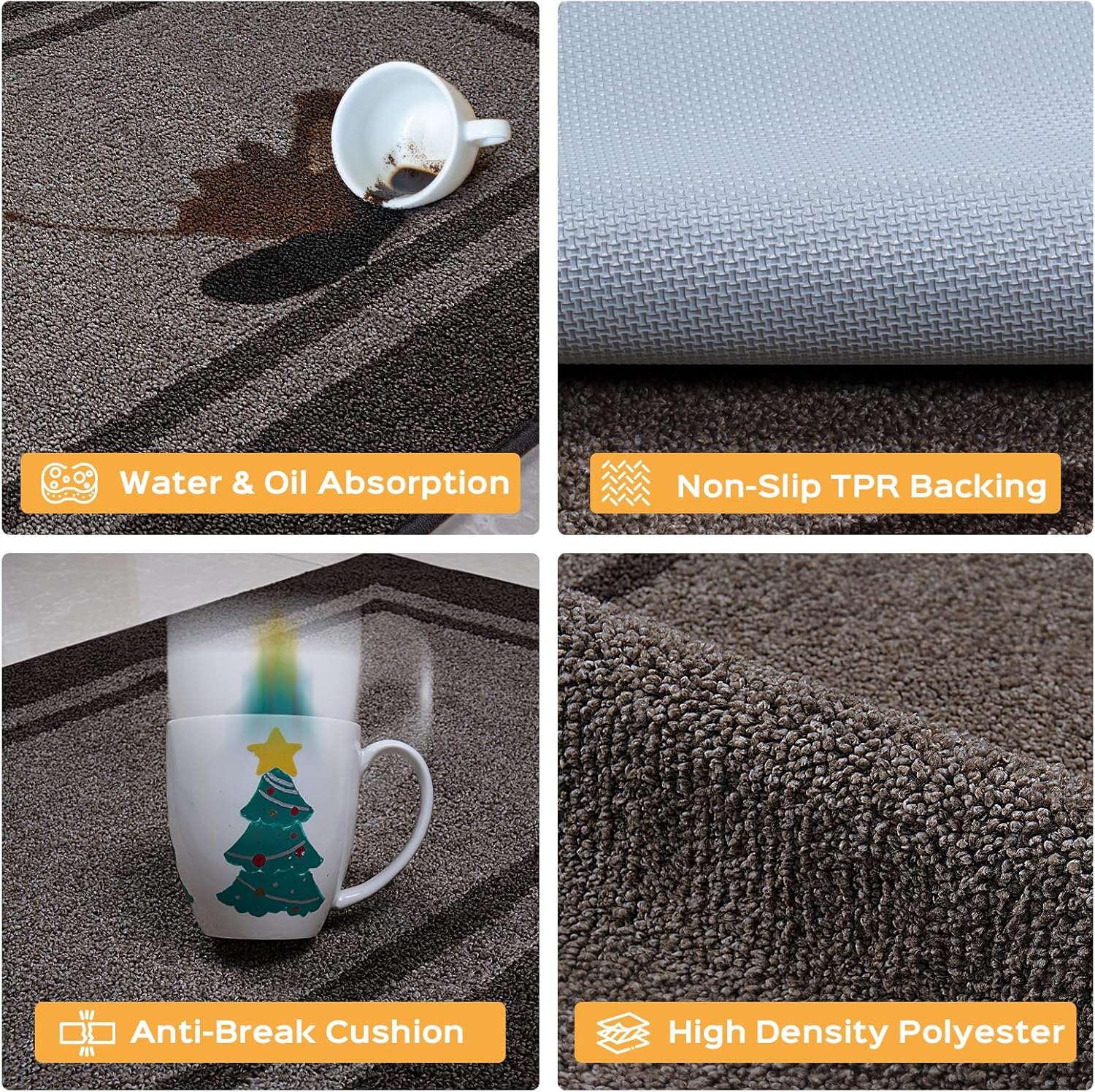 Anllugs Kitchen Rugs 24x36