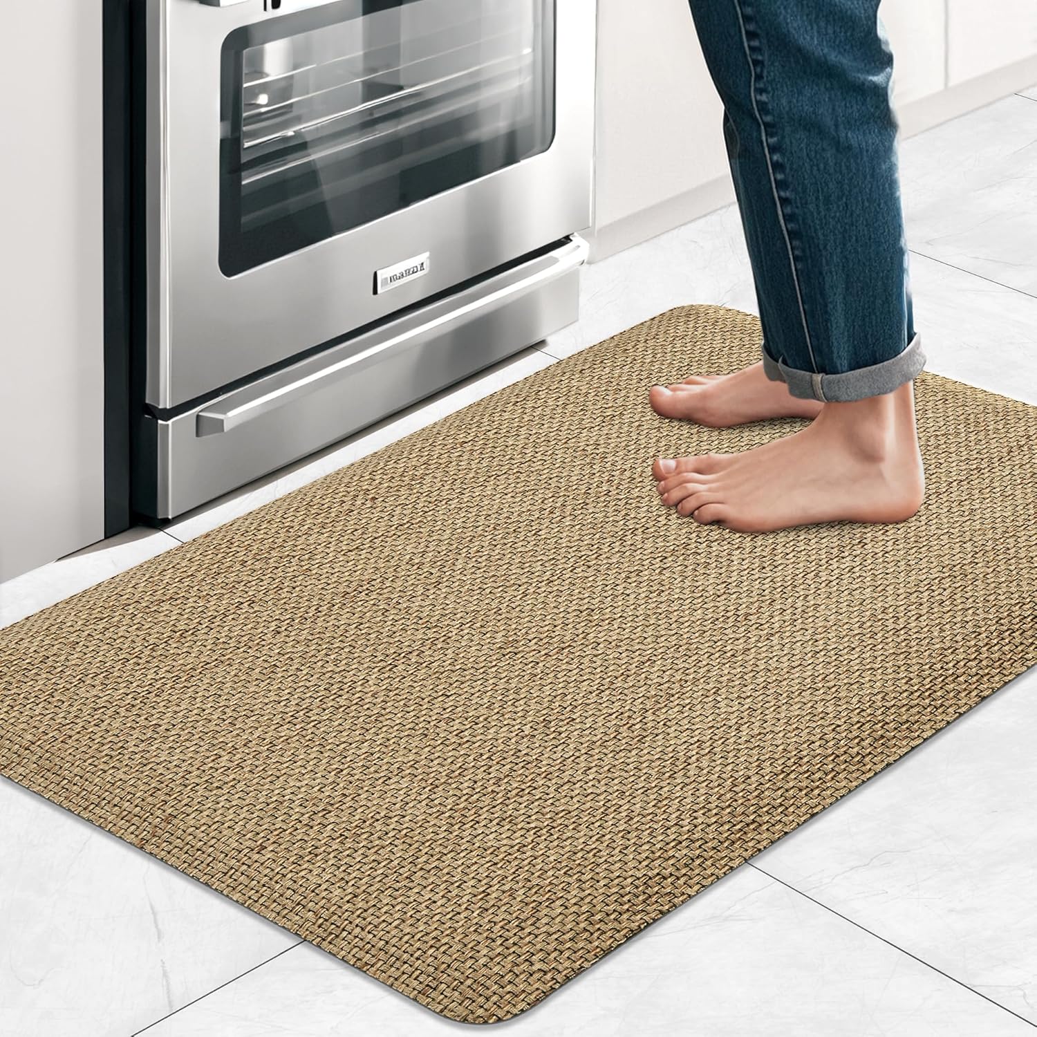 Tyrot Non-Slip Kitchen Mat with Memory Foam Absorbent 173x28