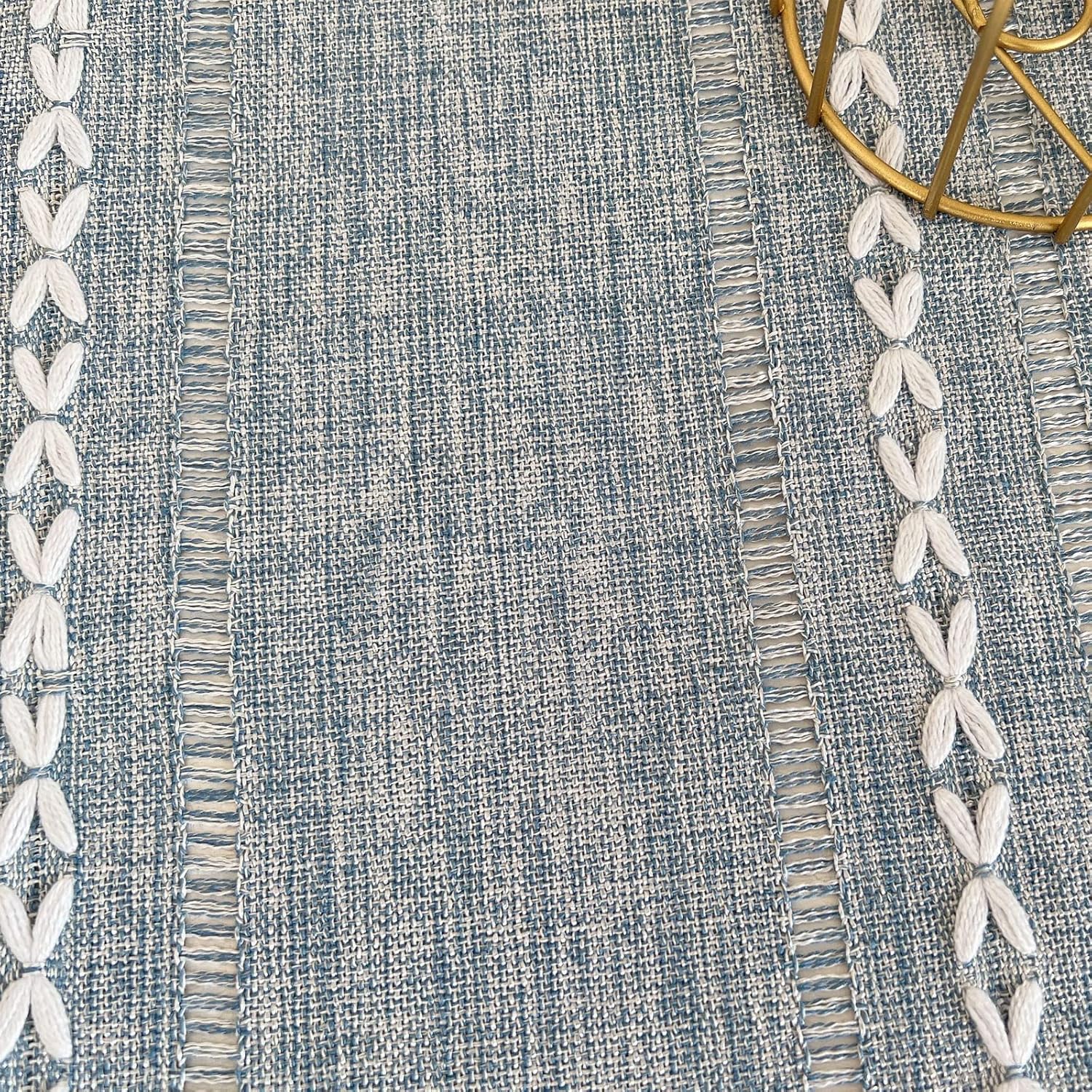 Rustic Linen Tablecloth 43x43