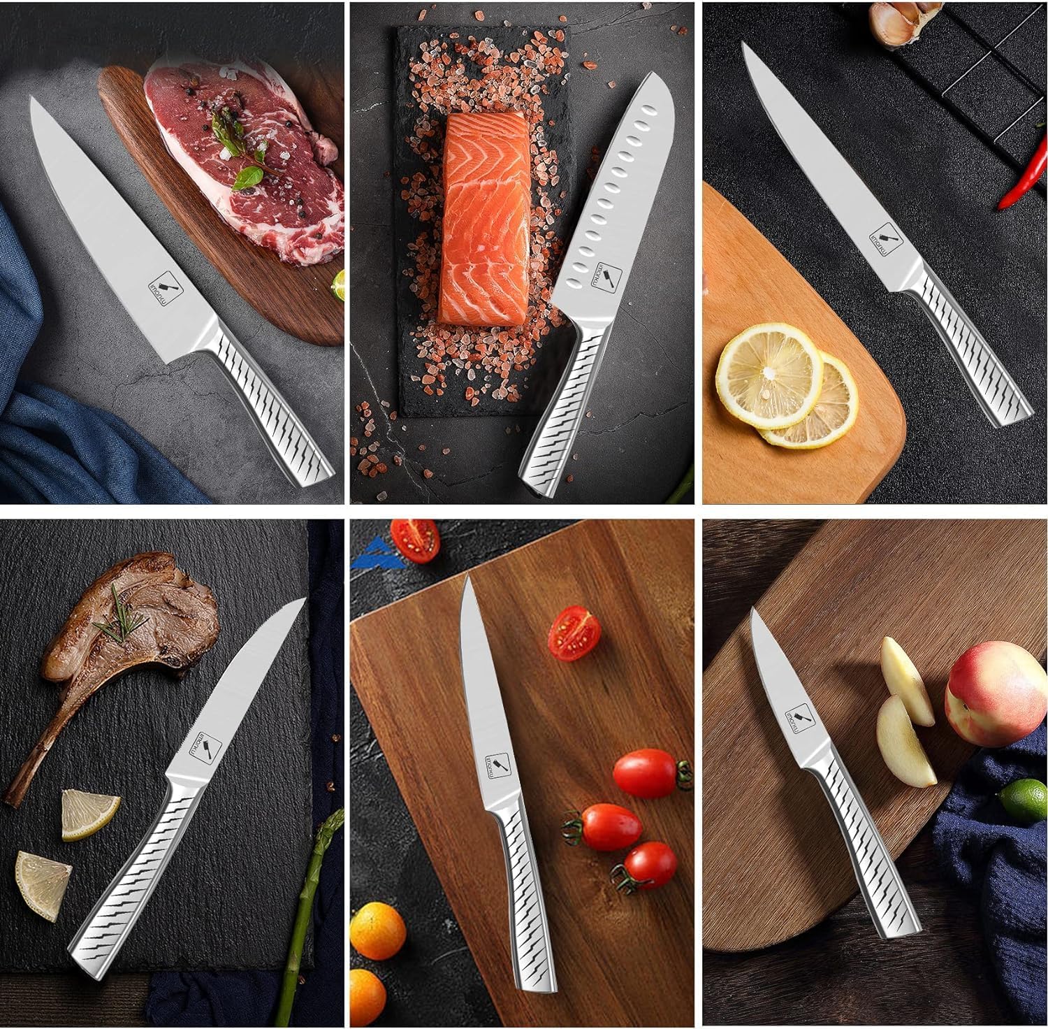 Imarku 14-Piece Kitchen Knife Set