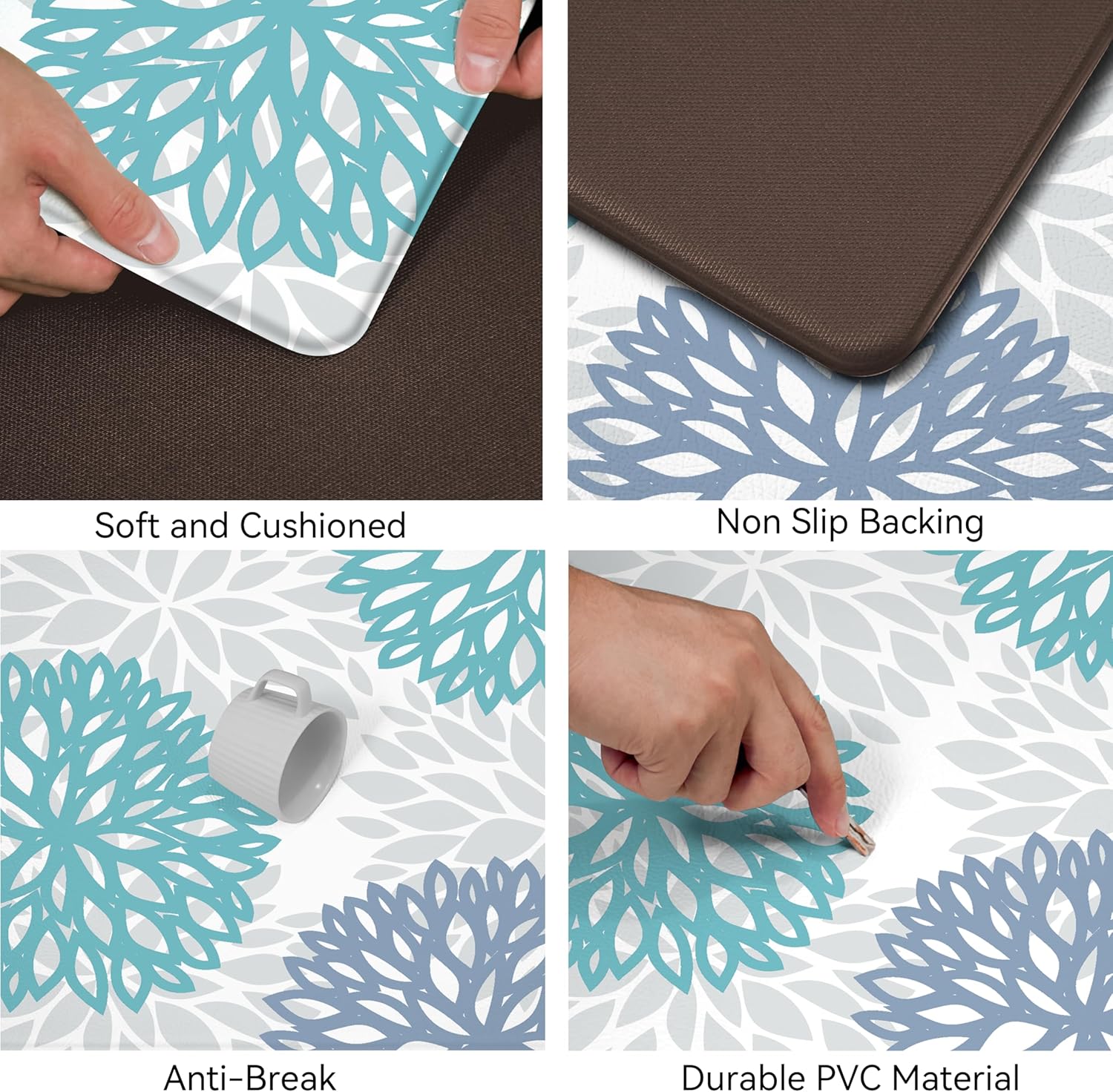 High-Quality Anti-Fatigue Kitchen Mats for Sink Office Laundry