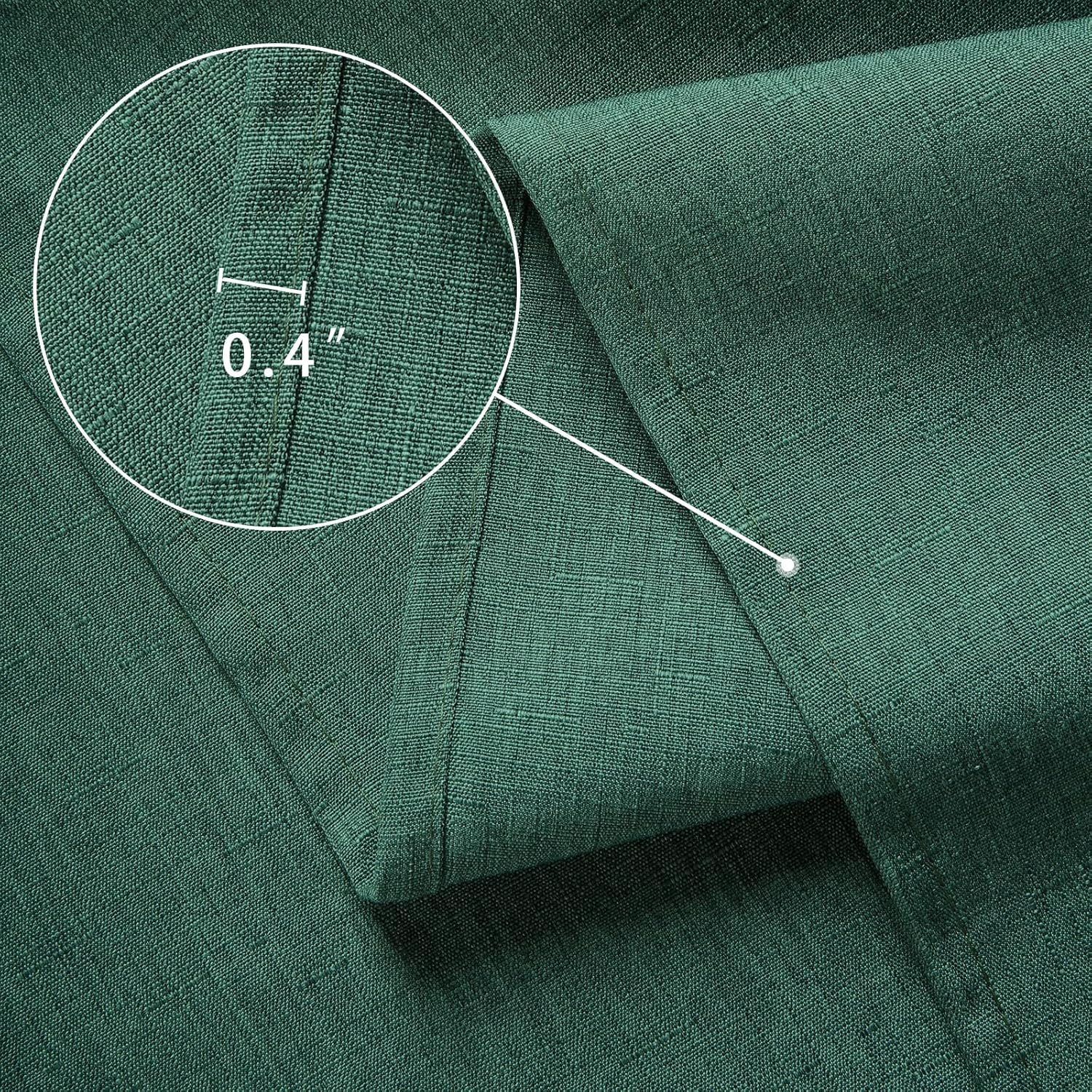 JUCFHY Rectangle Table Cloth 60x104 Inch Hunter Green
