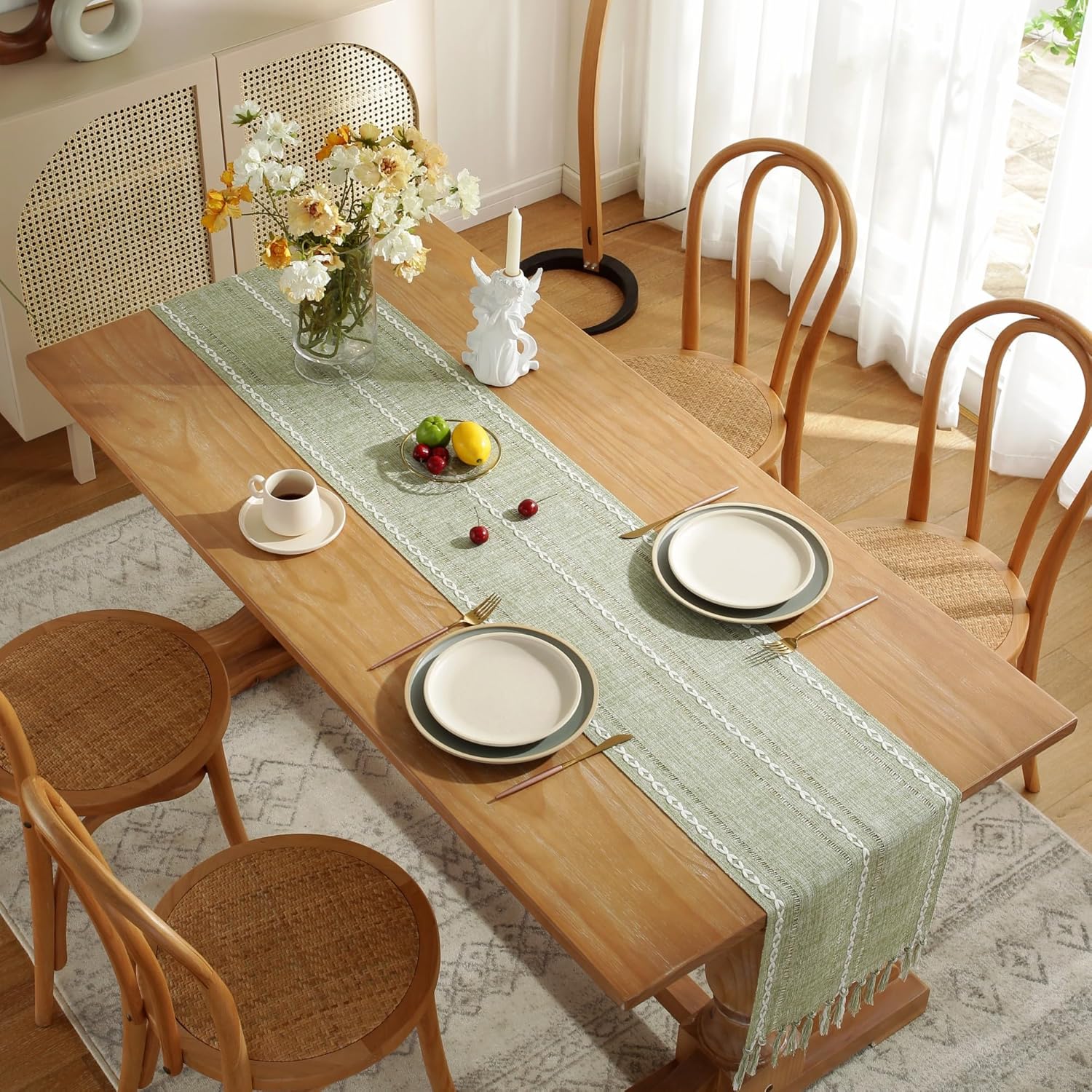 JIALE Rustic Table Runner