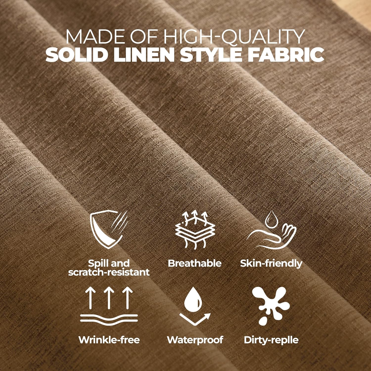Versatile Rectangle Waterproof Dining Table Cloth
