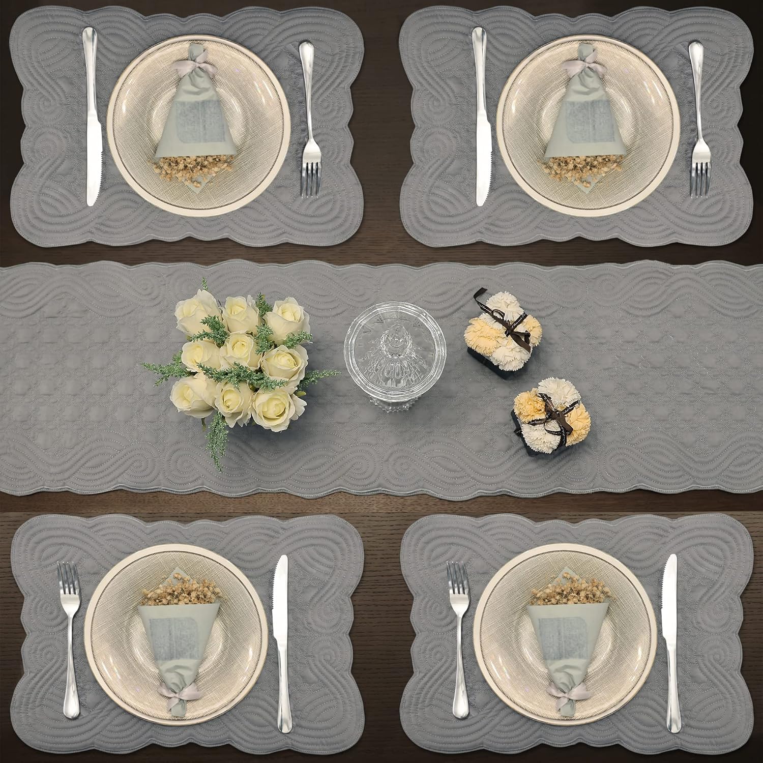 Natural Farmhouse Table Runner