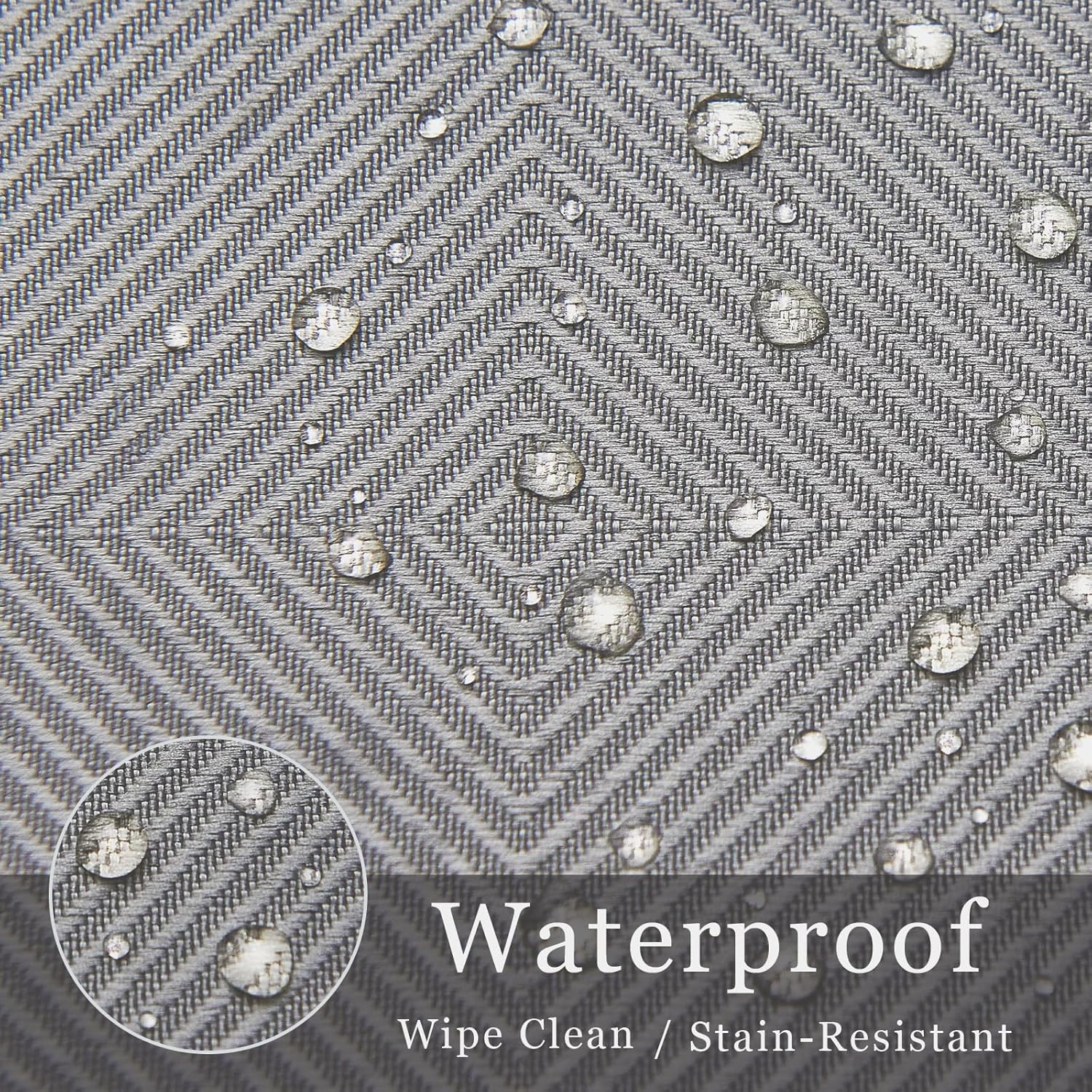 Elegant Grid Tablecloth waterproof for Kitchen Outdoor