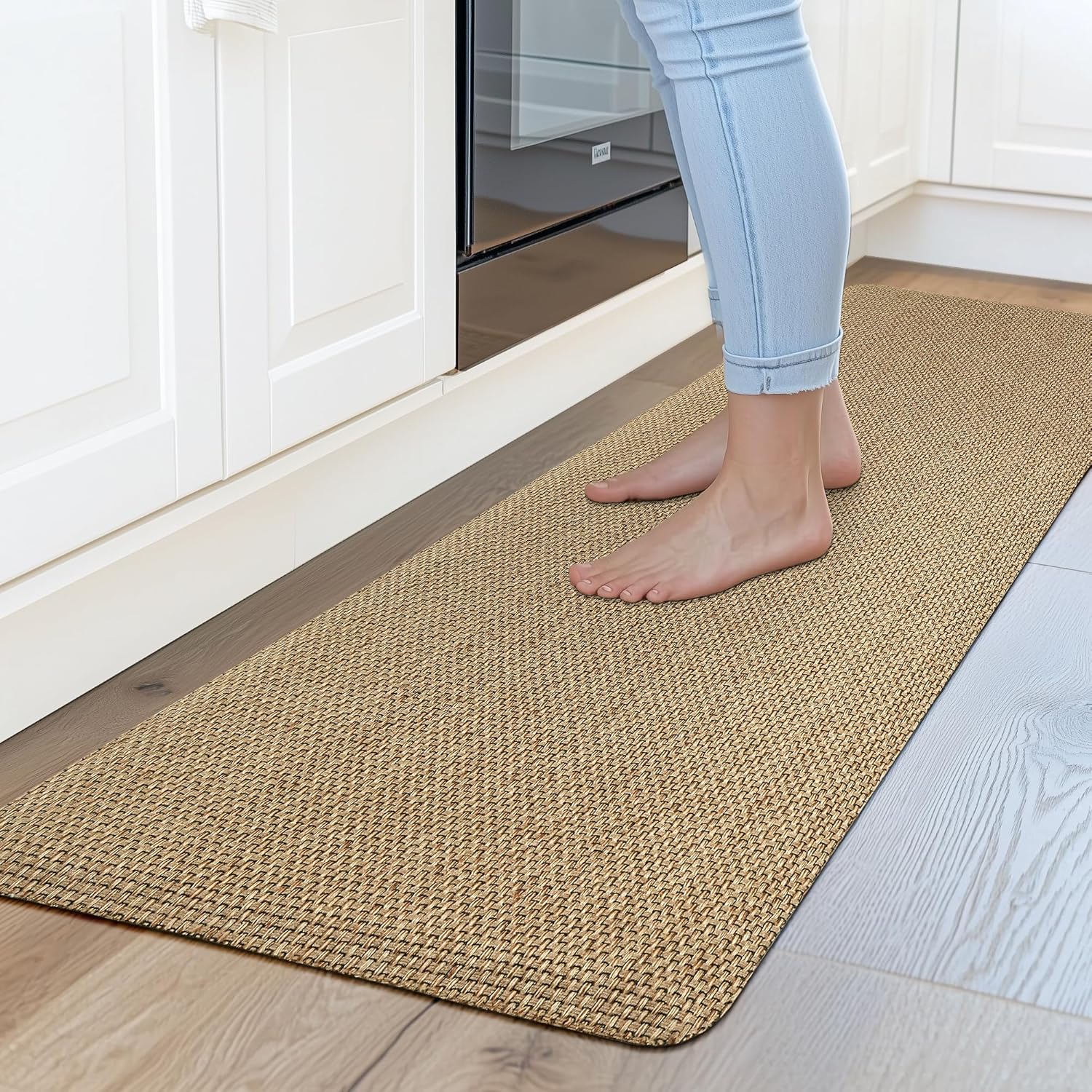 Neutral Color Kitchen Mat